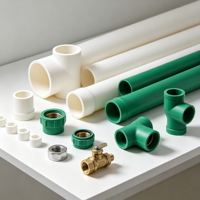 Granulés de copolymère aléatoire de polypropylène PPR recyclé, matière première plastique PP blanche pour tuyaux, raccords et moulage par injection de haute qualité