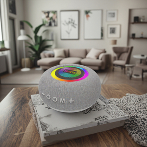 Nuevo Altavoz Portátil para Exteriores, IPX5 Impermeable, Mini Altavoz Musical, Regalo, RGB Colorido, Altavoz Inalámbrico Redondo de Tela - Product Image 6