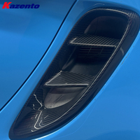 Conduite d'admission d'air latérale arrière en carbone sec pour Porsche 718 981 982 Cayman Boxster
