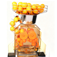 Verticale automatische citruspers met fruitinvoer, zelfvoedende sinaasappelsapcentrifuge voor verse fruitdranken