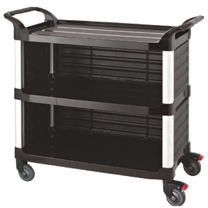 Offerta speciale carrello di Catering in plastica Mobile per ristoranti commerciali a tre strati per uso di consegna di cibo per Hotel e ristoranti - Product Image 1