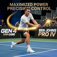 Paleta de Pickleball Ben Johns Pro IV Edición Limitada Año del Caballo 2026, 14mm 16mm GEN 4 TFP, Raqueta de Fibra de Carbono, Aprobada por USAPA UPA-A
