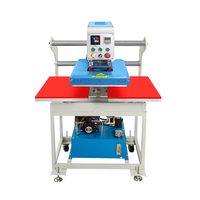 Nouvelle presse à chaud pneumatique à double plateau coulissant automatique pour l'impression par sublimation sur vêtements 220/110V 1 an de garantie