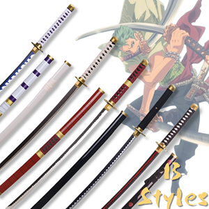 Épée en bois One Piece <span class=keywords><strong>de</strong></span> 104/76 cm, 13 styles, pour cosplay <span class=keywords><strong>de</strong></span> Law <span class=keywords><strong>Zoro</strong></span>, jouet d'anime japonais, <span class=keywords><strong>Katana</strong></span> samouraï, épées <span class=keywords><strong>Zoro</strong></span> One Piece, <span class=keywords><strong>Katana</strong></span> - Product Image 1