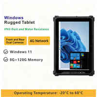 Nueva Tablet PC Resistente de 10.1 Pulgadas con Windows 10, Intel, 8 GB de RAM, 128 GB de ROM, WIFI, 4G, GPS, IP65, Industrial, Resistente al Agua