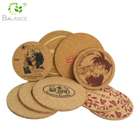 Fashional conception ronde dessous de plat avec le carton