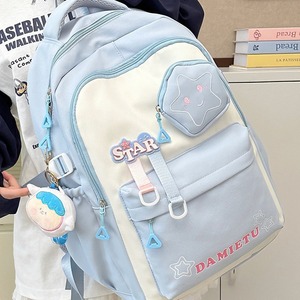 DAMIETU Star Pattern <b>Backpack</b> 18 In Large Capacity <b>School</b> <b>Backpack</b> For Girls - Product Image 2