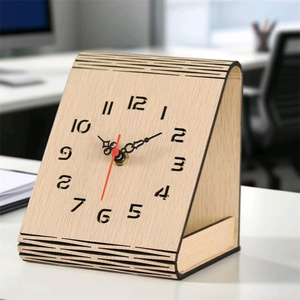 Handmade Laser Khắc Bằng Gỗ Đồng Hồ Độc Đáo Gỗ Thủ Công Mỹ Nghệ & Tường Dấu Hiệu Cho Trang Trí Nội Thất Cho Phòng Khách Hoặc Văn Phòng Tường - Product Image 1