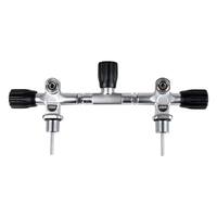 Vanne de distribution d'eau à isolation par collecteur fabriquée à Taïwan TV-CM6000M-225Bar pour accessoires d'équipement de natation et de plongée, vannes d'équipement de plongée