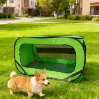 Bestseller Faltbarer Haustierkäfig Komfortable Stoffbetten Modisches Einfarbiges Muster Haustierzelt Box für Zuhause und Reisen für Hunde und Katzen