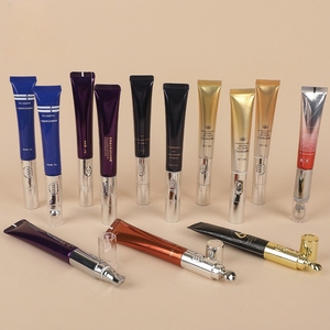 <span class=keywords><strong>Tube</strong></span> de Massage cosmétique Portable 30ml crème pratique pour les yeux conception de bouteille en plastique d'huile essentielle avec trois rouleaux de boule en métal - Product Image 1