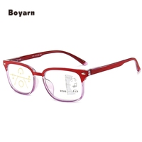Boyarn Usine En Gros Mamie Pas Cher Coloré Pc Cadre Unisexe Bleu Blocage De La Lumière Progressive Prescription Lunettes De Lecture