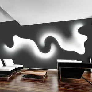 Lâmpada led de parede moderna, arte, estilo moderno, decorativa, para parede, para sala de estar, minimalista, lâmpada de parede