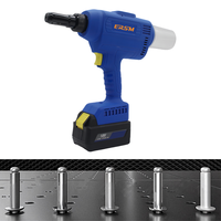 Mini Pistolet à Rivets Sans Fil, Conception Compacte, Moteur Haute Performance avec Service par Code QR et Alerte de Collection Complète