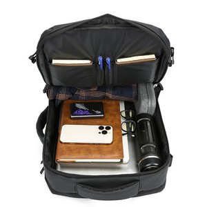 High-End Men's Large Capacity Laptop <b>Backpack</b> <b>Waterproof</b> Oxford Polyester Lining for Business Travel Commuting Portable Suitcase - Product Image 4