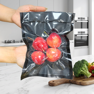 Sacs sous vide gaufrés de qualité alimentaire, transparents, thermoscellables pour viande, poisson, fromage, légumes, stockage au congélateur, directement de l'usine - Product Image 1