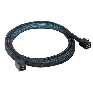 Высокоскоростной кабель для хранения данных HD Mini SAS SFF 8643 до 8643, длина кабеля 650 мм 12 Гб