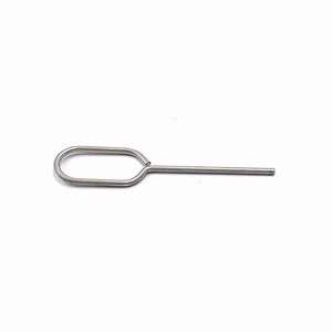 工場OEM品質SS304SIMカードエジェクターピンカスタムスマートフォンカードトレイイジェクトツール使いやすい抽出スプリングツール - Product Image 1