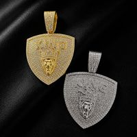 Nouveau Pendentif Flèche Personnalisé en Alliage Plaqué Or 14K avec Strass en Cristal, Style Décontracté/Sportif, Cadeau Unisexe 2026