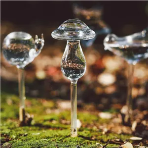 自动花园洒水器植物浇水装置室内可爱的鸟蜗牛天鹅形状玻璃洒自浇水水球