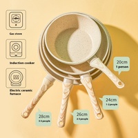 Maifan-Poêle à frire antiadhésive en pierre amincie, gaz classique, ustensiles de cuisine à fond plat, fourniture directe en usine