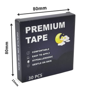 แผ่นปิดปากกันนอนกรนแบบมีกาวในตัว ระบายอากาศได้ดี สีสันสดใส สำหรับการดูแลสุขภาพ เพื่อปรับปรุงคุณภาพการนอนหลับและการหายใจ - Product Image 6