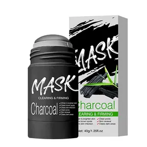 High Quality Clean Skin Face Solid Mud Facial Clay Cosmetic Oil Control Acne Treatment Bamboo Charcoal Vitamin C Clay Mask Stick