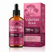 Extrait liquide de racine de valériane OEM 780mg avec mélisse et magnésium pour la réponse au stress et la concentration apaisante – Vente en gros en vrac