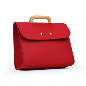 Bolso <span class=keywords><strong>de</strong></span> mano <span class=keywords><strong>de</strong></span> fieltro <span class=keywords><strong>de</strong></span> lana rojo con logotipo personalizado, asa <span class=keywords><strong>de</strong></span> <span class=keywords><strong>madera</strong></span>, bolsa <span class=keywords><strong>de</strong></span> compras ecológica, regalo para mujer, bolso <span class=keywords><strong>de</strong></span> mano al <span class=keywords><strong>por</strong></span> <span class=keywords><strong>mayor</strong></span>, diseño <span class=keywords><strong>de</strong></span> moda - Product Image 5