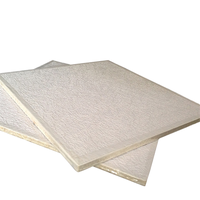 Plafonds acoustiques suspendus en PVC Panneau de plafond carré en oxyde de magnésium Plafond en PVC à isolation thermique imperméable et insonorisé