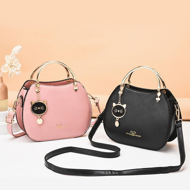 Hello Kitty Handbags Adorable PU Bag with Watermelon Pendant
