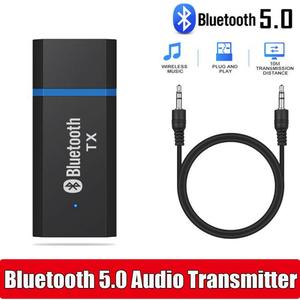 TX3 Blue-tooth 5.0 USB adaptateur d'émetteur Audio 3.5mm <span class=keywords><strong>prise</strong></span> AUX stéréo pour haut-parleur de <span class=keywords><strong>casque</strong></span> pour TV <span class=keywords><strong>PC</strong></span> récepteur de <span class=keywords><strong>casque</strong></span> AUX - Product Image 4