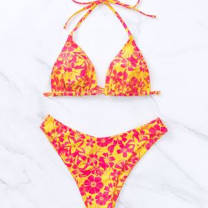 Conjunto de Bikini Bandeau Push-Up Sólido y Sexy de 2 Piezas, Secado Rápido, Ropa de Playa para Mujer - Product Image 5