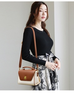 New Fashion High-End Vintage Small <b>Square</b> Bag for Women Single Strap Zip Versatile Shoulder Crossbody Handbag - Product Image 5