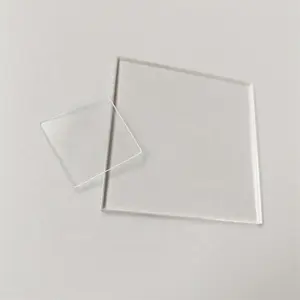 抛光耐硼硅酸盐3.3玻璃矩形和方形硼硅酸盐玻璃板
