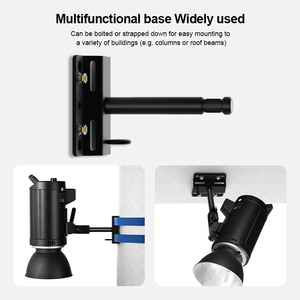 <span class=keywords><strong>Support</strong></span> mural/plafond Selens W4-86 5/8 pouces avec adaptateur de base pour éclairage vidéo et boîte à lumière de studio photo - Product Image 5