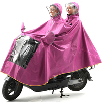 Imperméable pour moto à deux places de haute qualité, poncho de pluie pour vélo électrique