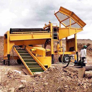 Di Động Thiết Bị Khai Thác Mỏ Vàng Rửa Trommel Nhà Máy 1230 Vàng Khai Thác Máy - Product Image 1