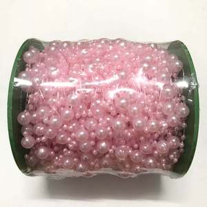 Jc Bán Buôn 8 + 3 Gypsophila ABS Ngọc Trai Giáng Sinh Trang Trí Góc Hạt Kết Nối Hạt Chuỗi 60M Mỗi Cuộn Nhựa Hạt Chuỗi - Product Image 3