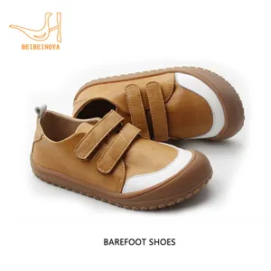 Babyhappy Wholesale Comfortable Ergonomic Shoes Wide Toe Box Barefoot Soft Sole Causal Shoes For Children Kids