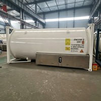 Conteneur ISO cryogénique personnalisable de 20 pieds T75 25CBM, conception haute sécurité pour le transport de liquides dangereux LOX LN2 LAr