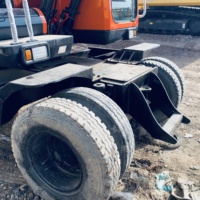 Excavatrice sur pneus d'occasion Doosan DX150W-9C, 15 tonnes, pelle hydraulique, godet de 0,57 m³, engin de construction