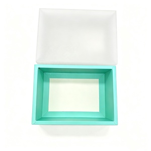 Caja de Regalo Deslizable Azul Ecológica de Alta Gama con Tapa Transparente para Regalos de Cumpleaños y Festivos, Ideal para Jabones y Recuerdos, Personalizable - Product Image 5