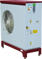 Pompe à chaleur air-eau électrique R32 avec contrôle Wi-Fi, type split 10 kW, type à accumulation, compresseur Hitachi Scroll, température maximale 55°C