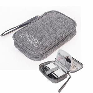 Custom Brand Waterproof Digital Power Bank Accessories Organizer Storage Zipper <strong>Bags</strong> <strong>Cable</strong> Organizer <strong>Bag</strong> - Product Image 1