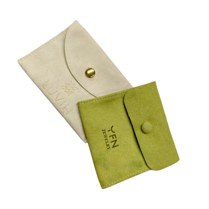 Sacchetto in Velluto Foderato in Flanella Anti-Appannamento per la <span class=keywords><strong>Protezione</strong></span> di Orecchini e Anelli in Argento Sterling - Product Image 4