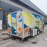 Camion de restauration entièrement équipé et personnalisé aux États-Unis, chariot de vente de hot-dogs, remorque alimentaire avec équipement de cuisine de restaurant complet
