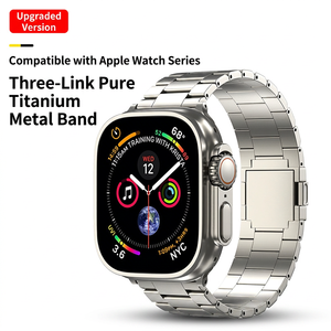 <span class=keywords><strong>Cinturino</strong></span> di Lusso in Titanio per <span class=keywords><strong>Apple</strong></span> <span class=keywords><strong>Watch</strong></span> <span class=keywords><strong>Ultra</strong></span> 3 2 Serie 11 10 9, Finitura Sabbiata, <span class=keywords><strong>Cinturino</strong></span> da Uomo - Product Image 6