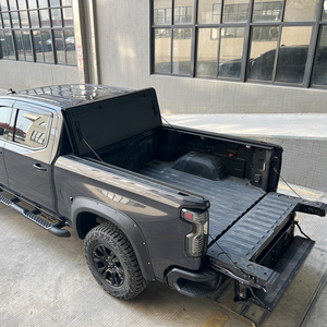 Couvre-tonneau dur à quatre plis en alliage d'aluminium <span class=keywords><strong>4</strong></span> couvre-lit de camion pliant pour Ford Raptor/Ranger/Ranger Wildtrak/Stormtrak - Product Image 6