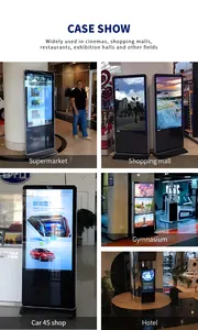 LCD Digital Signage Totem 43 49 55 Inch Floor Standing Digital Signage Advertising Display